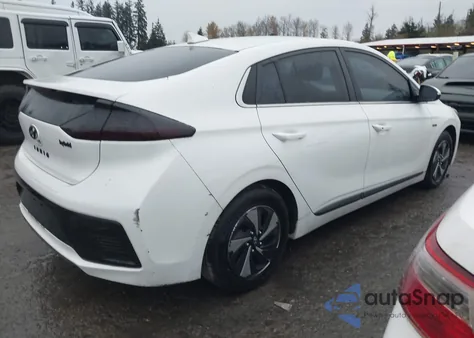 2017 Hyundai Ioniq Hybrid Sel z USA, uszkodzony, nr VIN KMHC75LC0HU035634